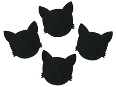 Bögre alátét - Macska - 11 x 10,5 cm - 4 db.