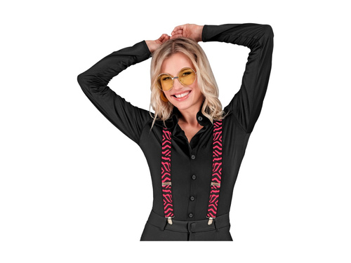 Rózsaszín zebra fogszabályzó