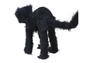 Fekete Halloween macska - 30 cm - 1 db.