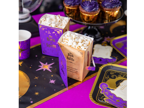 Varázslatok könyve popcorn dobozok - 9x12,5 cm - 3 db.