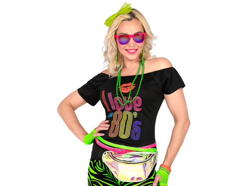 80-as évek diszkó szett - neonzöld