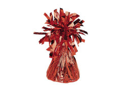 Fóliasúlyok héliummal töltött léggömbökhöz - piros - 170 g