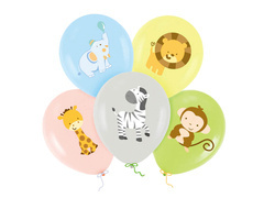 Szafari latex lufi - 30 cm - 5 db.