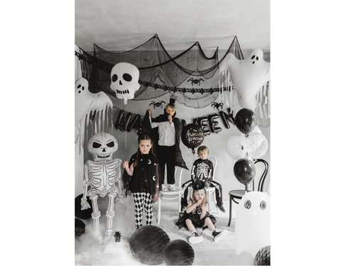 Halloween csontváz fólialufi - 46x129 cm - 1 db.