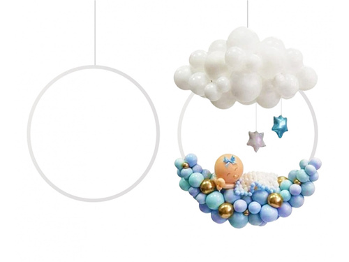 Léggömb keret Kör - 78 cm - 1 db.