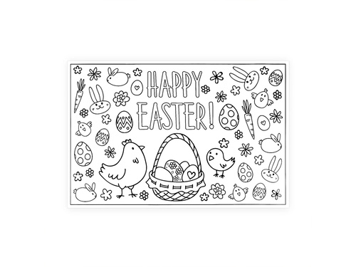 Húsvéti kifestő - 30x46 cm - 6 db.