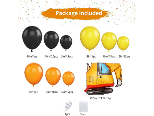 Léggömb készlet lufi girlandhoz Építés - 104 db.