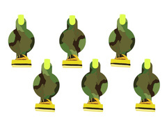 Moro kitekerhető trombitasípok - 6 db