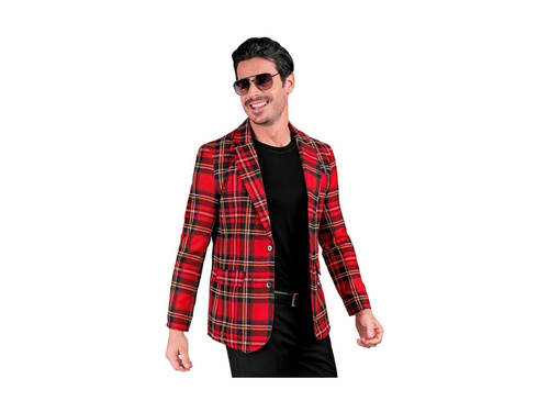 Tartan party kabát - piros kockás