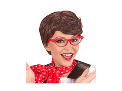 50-es évek paróka. sállal