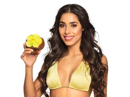 Hawaii kókuszpohár virággal - 1 db.