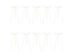 Cake Cupcake Picks - fehér - 10 db.