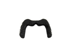 Fekete bajuszos motoros - 1 db.