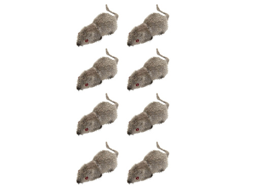 Egér dekoráció - 5 cm - 8 db.