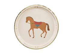 Papírtányérok Ló - 23 cm - 6 db.