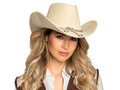 Bézs cowboy kalap - 1 db.