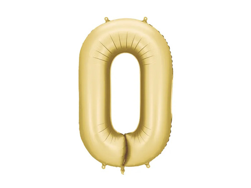 Fólia lufi arany szám 0 - 86 cm - 1 db.