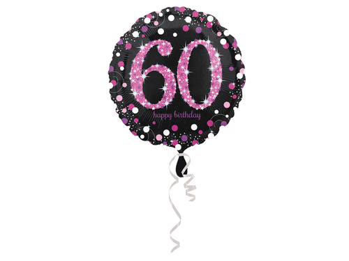 Fólialufi - 60. születésnap - 43 cm - 1 db.