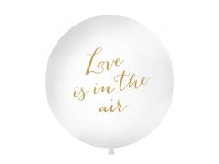Nyomtatott óriás lufi Love is in the air - 1 méter - 1 db.