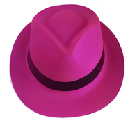 Gengszterkalap rózsaszín - 1 db.