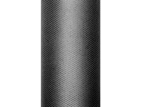 Sima fekete tüll - 30 cm x 9 méter - 1 db.