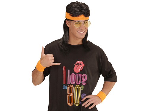 Disco 80-as évek neon narancssárga karszalagok - 3 db.