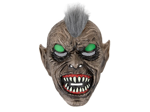 Goblin maszk fluoreszkáló szemekkel - 1 db.