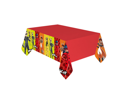 Obrus urodzinowy Miraculum - 120 x 180 cm - 1 szt.