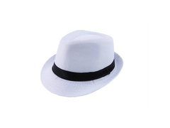 Trilby fehér kalap - 1 db.