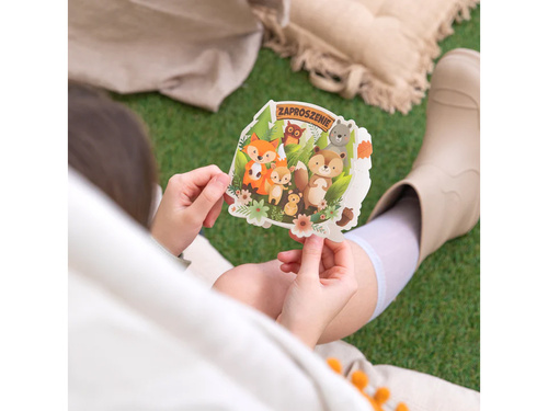 Zaproszenia urodzinowe Leśni przyjaciele - 6 szt.