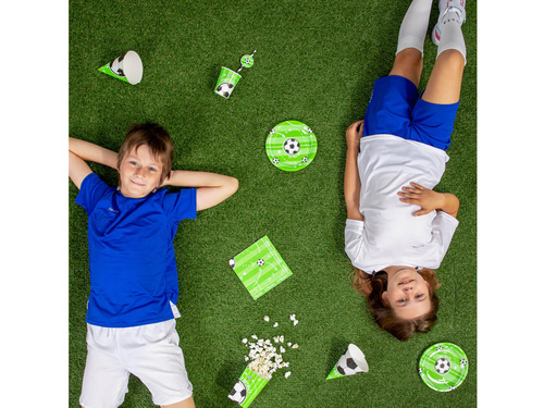 Papírtányérok születésnapra Foci - 18 cm - 6 db.