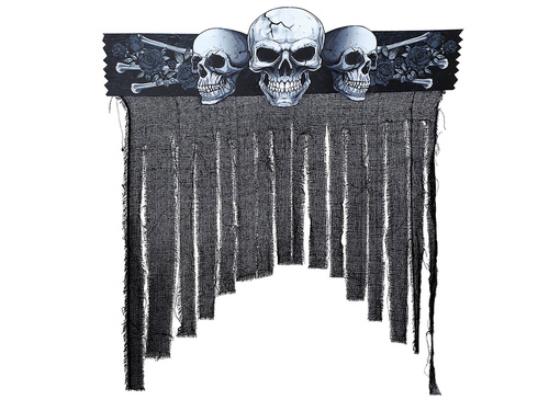 Koponyás ajtófüggöny - 90 x 30 cm - 1 db.