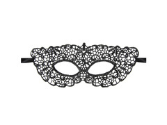 Titokzatos csipke maszk fekete - 1 db.