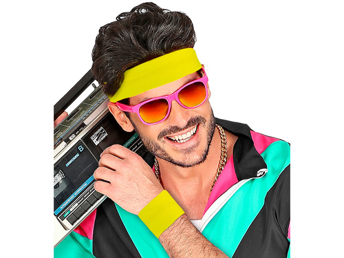 Disco 80-as évek neonsárga karszalagok - 2 db.