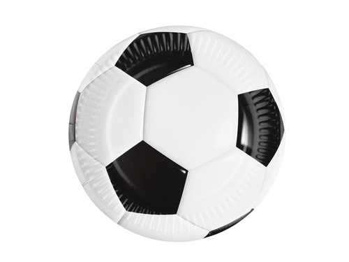 Készlet poharak + papírtányérok Football - 24 db.