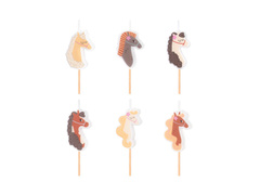 Lószedő gyertyák - 6 db.