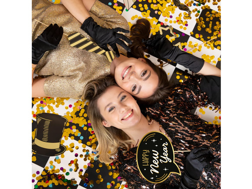 Szilveszteri fotó kellékek - 14 db.