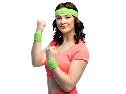 Disco 80-as évek neonzöld karszalagok - 3 db.