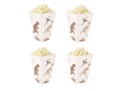 Popcorn dobozok Dinoszauruszok - 6 db.