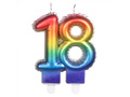 Színes tizennyolc gyertya - 18 - tizennyolc