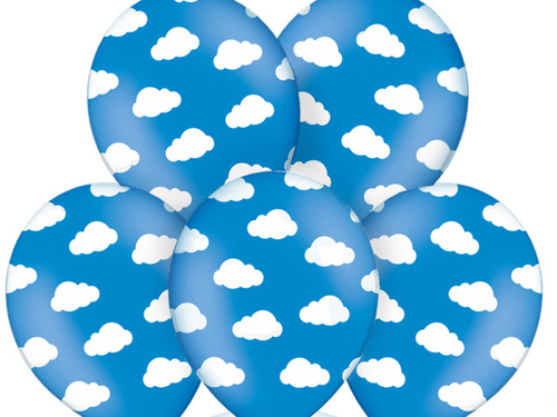 Felhők születésnapi lufi - 30 cm - 50 db.