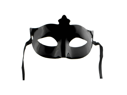 Velencei farsangi maszk fekete - 1 db.