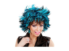 Fekete és kék Steamy paróka