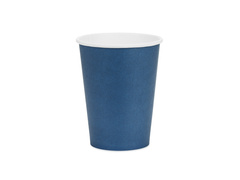 Tengerészkék papírpoharak - 250 ml - 6 db.