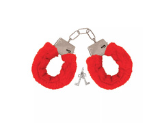 Piros bilincs szőrmével - 1 db.