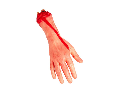 Levágott véres kéz - 1 db.