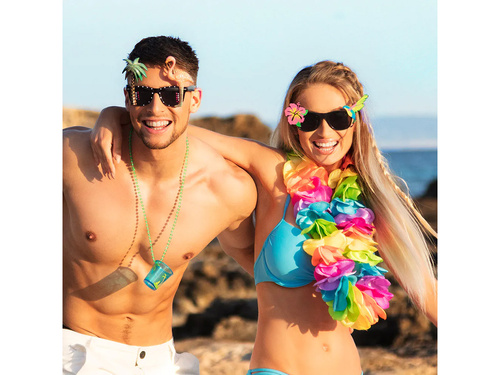 Hawaii többszínű nyaklánc XXL -100 cm - 1 db.