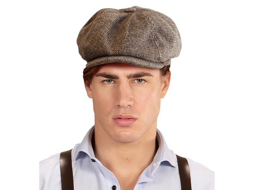 Barna angol barett - 1 db.