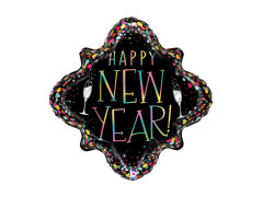 Boldog új évet fólialufi - 24" - 1 db.