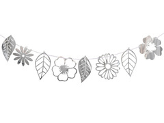 Ezüst virágfüzér - 1 db.